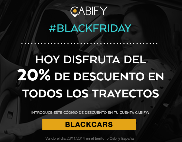 #BlackFriday en Cabify!